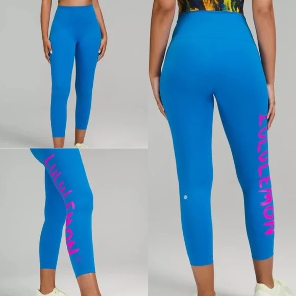 lululemon athletica Blue High-Waisted Leggings